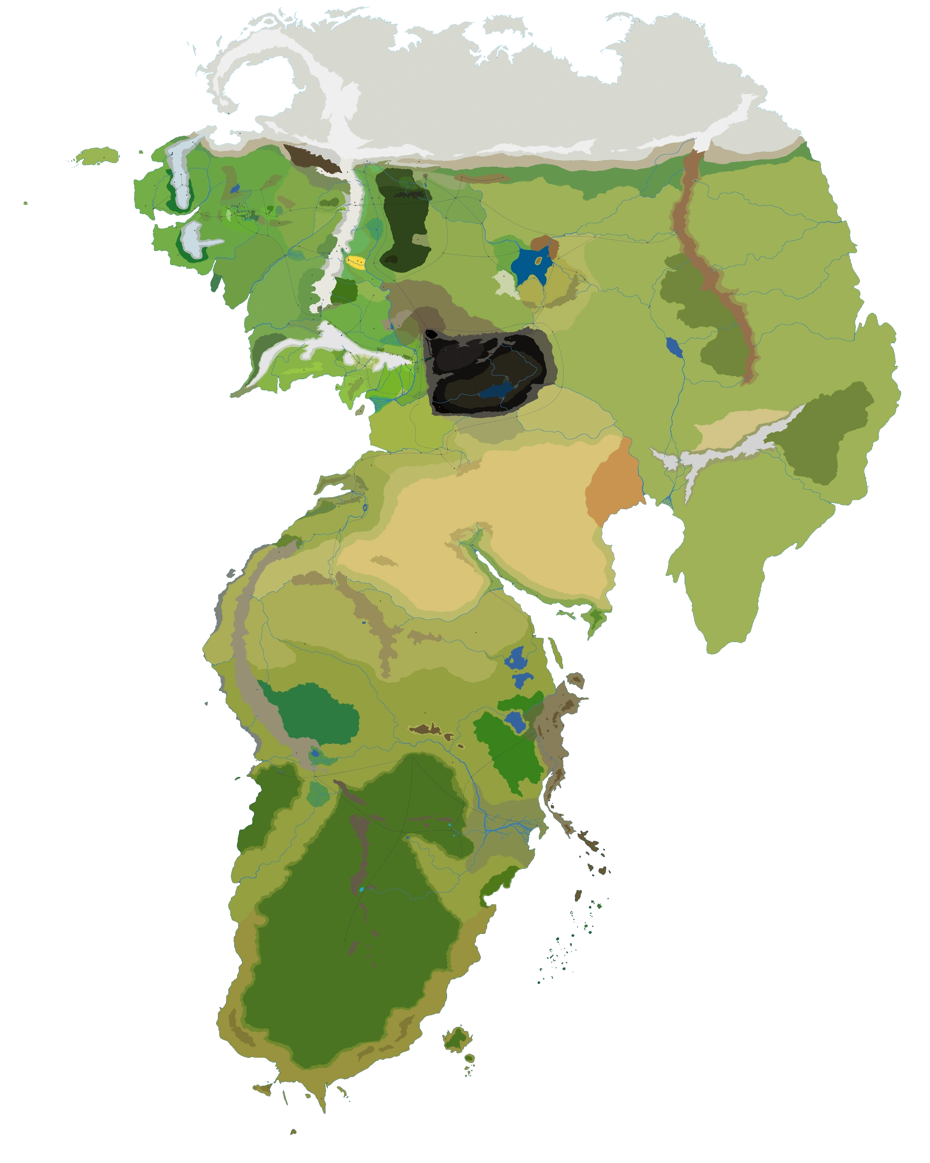 Carte de la Terre du Milieu